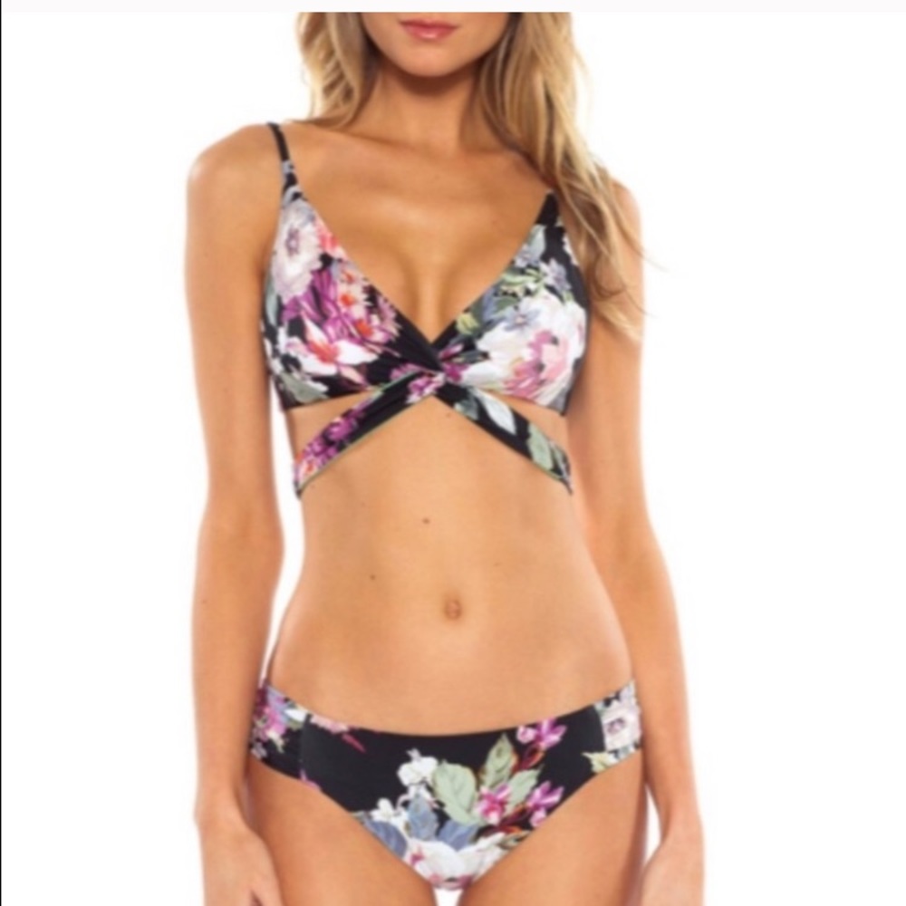 NWT- Becca by Rebecca Virtue bikini-top and bottom